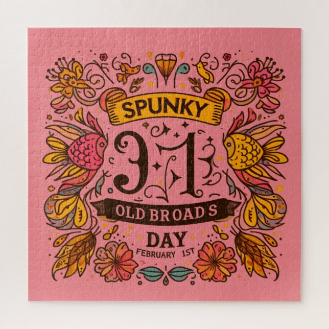 1. Februar - Spunky Old Broads Day Puzzle (Vertikal)