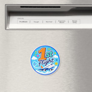 1. Flug farbiges Flugzeug Souvenir Magnet