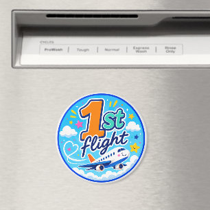 1. Flug farbiges Flugzeug Souvenir Magnet