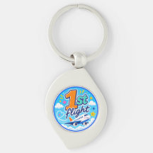 1. Flug farbiges Flugzeug Souvenir