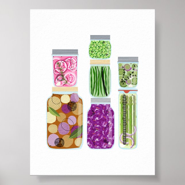 #1 Food Canning Jars Poster (Vorne)