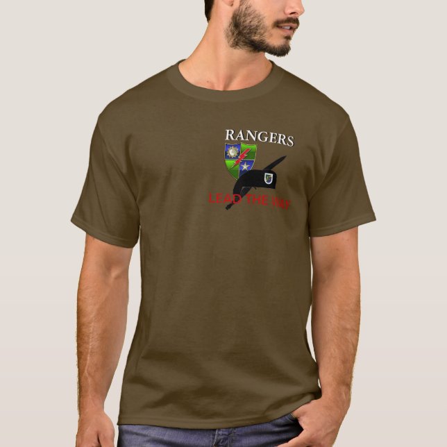 1. FÖRSTER-REGIMENT-T - SHIRT DES BATAILLON-75. (Vorderseite)