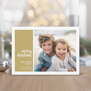 1 Foto Collage Minimal Weihnachten Gold Weihnachte