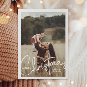 1 Foto Handgeschriebenes Script Frohe Weihnachten