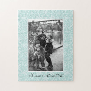 1 Foto mit Baumuster und Text Puzzle