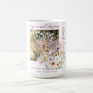 1 Foto Neuauflage 1. Verheirateter Weihnachtsrosa  Kaffeetasse