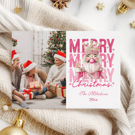 1 Foto Vintag Pink Nutcracker Weihnachten