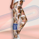 1 FotoCollage mit Monogramm kann Farbe bearbeiten Leggings<br><div class="desc">Benutzen Sie Ihr Lieblings-Foto oder Ihre Bilder, um Spaß zu haben und mit Freunden zu teilen.</div>