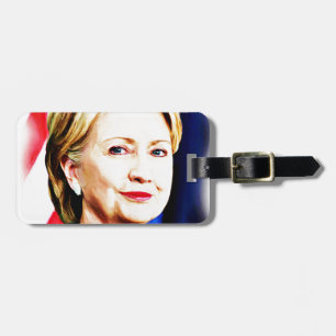 1. Frau Präsidentin Hillary Clinton 2016_ Gepäckanhänger