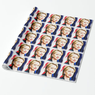 1. Frau Präsidentin Hillary Clinton 2016_ Geschenkpapier