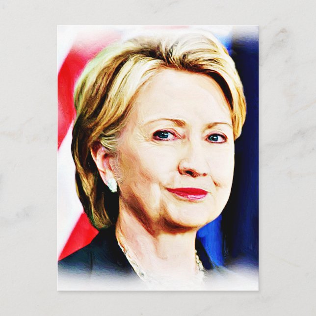 1. Frau Präsidentin Hillary Clinton 2016_ Postkarte (Vorderseite)