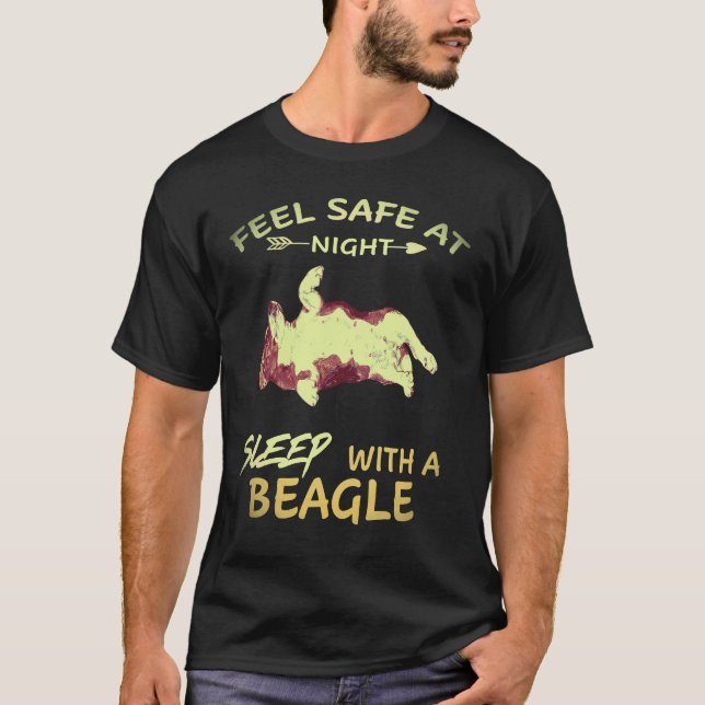 1 Fühlen Sie sich nachts sicher Schlafen Sie mit e T-Shirt (Vorderseite)