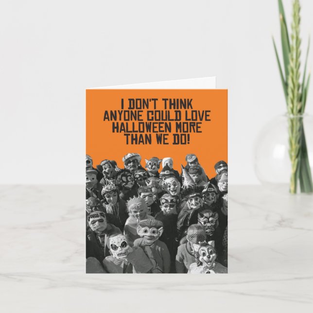 1 Funny Halloween Card - Von Zahnärzten geliebt Karte (Vorderseite)