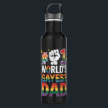 1. Gayest-Vater der Welt LGBT am Sonntag des Vater Edelstahlflasche<br><div class="desc">1. Gayest-Vater der Welt LGBT-Pride-Regenbogen am Sonntag des Vaters</div>