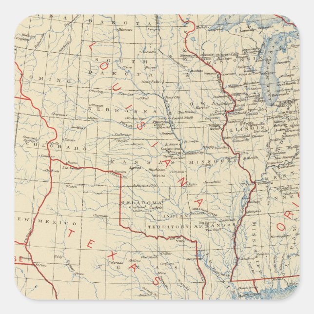 1 Gebietsantritt 2 Quadratischer Aufkleber (Vorderseite)