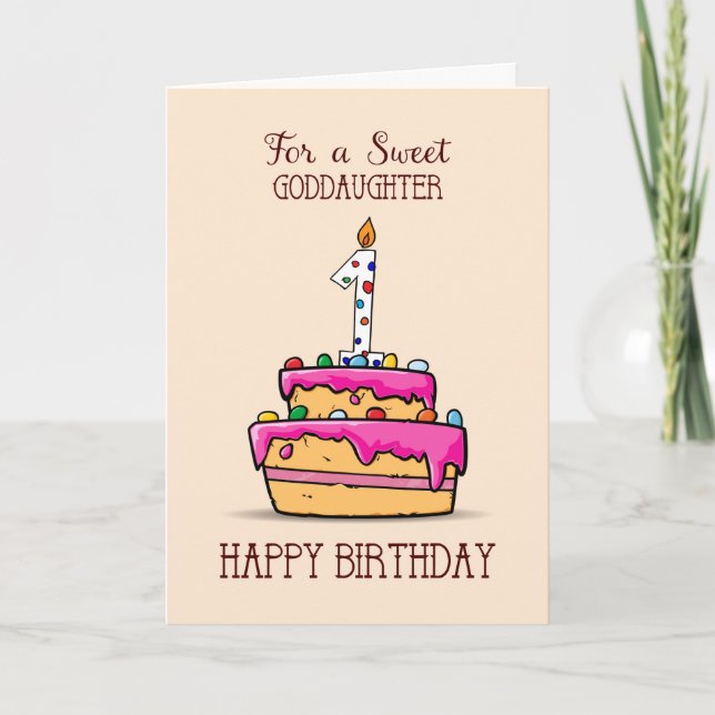 1. Geburtstag, 1. Geburtstag, 1. Geburtstag auf Sw Karte (Vorderseite)