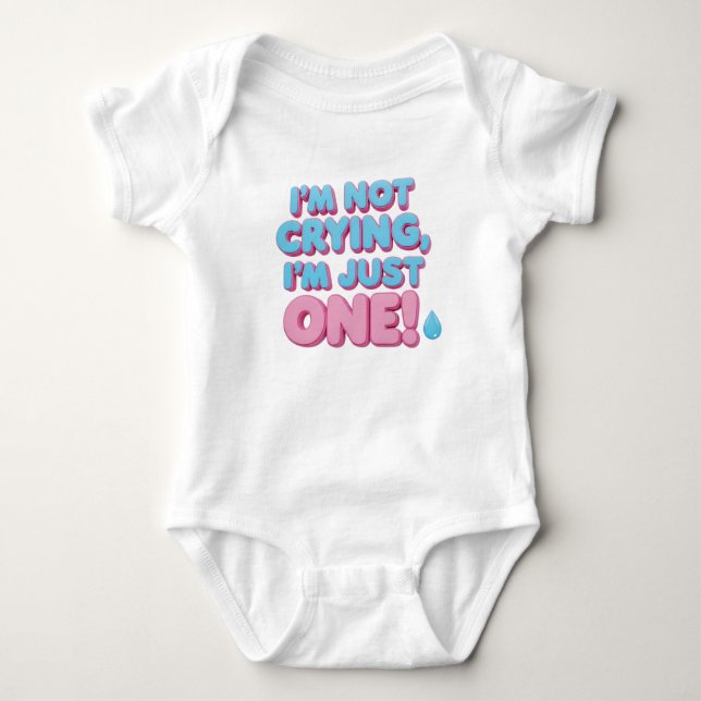 1. GEBURTSTAG BABY CLOTHES BABY STRAMPLER (Vorderseite)