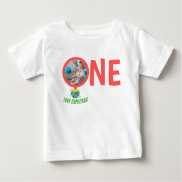 1. GEBURTSTAG BABY SCHLIESSEN CUSTOM-FOTO BABY T-SHIRT