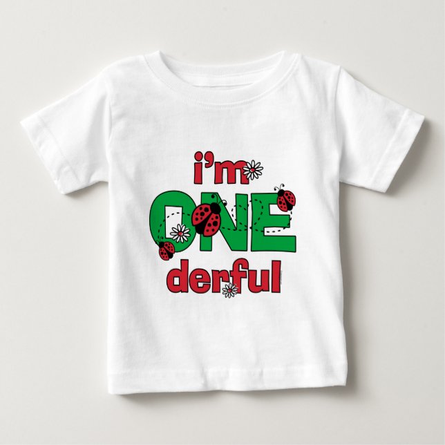 1. Geburtstag Baby T-shirt (Vorderseite)