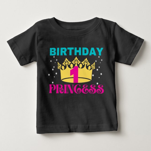 1. Geburtstag Baby T-shirt (Vorderseite)