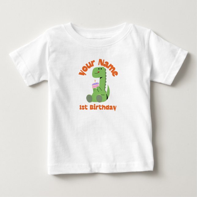 1. Geburtstag Baby T-shirt (Vorderseite)