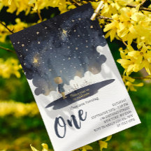 1. Geburtstag Celestial Stars Watercolor Boy Moder