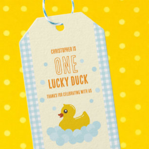 1. Geburtstag der Ente Geschenkanhänger