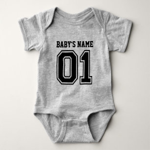 1. Geburtstag (der Name des kundengerechten Babys) Baby Strampler