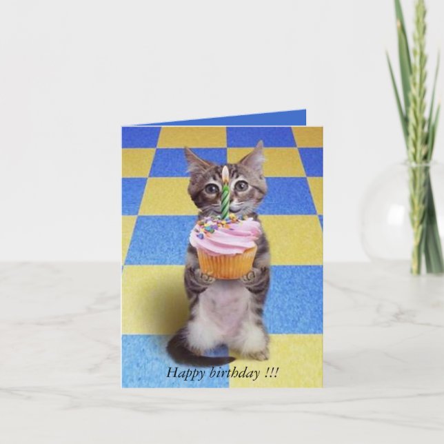 1. Geburtstag des Babys - Karte (Vorderseite)