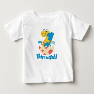 1. Geburtstag Dinosaurier Baby T-shirt