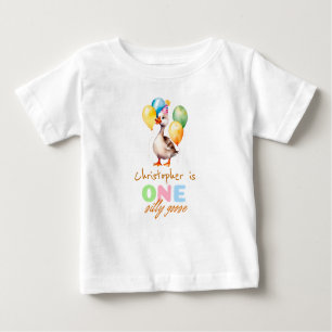 1. Geburtstag eines Albernen Gänsegeschlechts neut Baby T-shirt