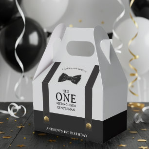 1. Geburtstag eines distinguierten Gentleman Geschenkschachtel