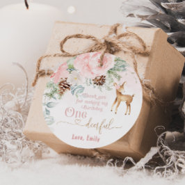 1. Geburtstag eines Hirschs Geschenkanhänger