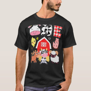 1. Geburtstag Einjähriges Landwirtschaftsthema Tie T-Shirt
