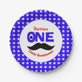 1. Geburtstag Einziger Gentleman Personalisiert Pappteller