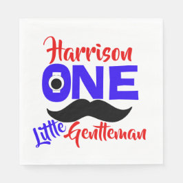 1. Geburtstag Einziger Gentleman Personalisiert Serviette