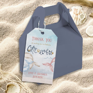 1. Geburtstag Einziges Mermaid-Party Vielen Dank Geschenkanhänger