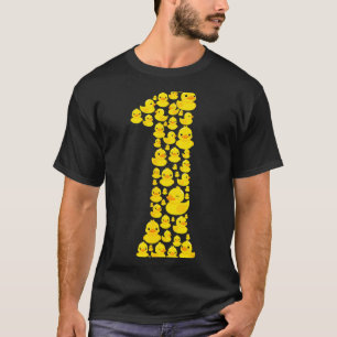 1. Geburtstag Entenjunge Mädchen Gummiente 1 Jahr T-Shirt