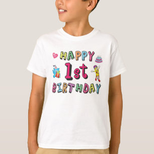 1. Geburtstag für 1 Jahr Kinder B-Tag T-Shirt