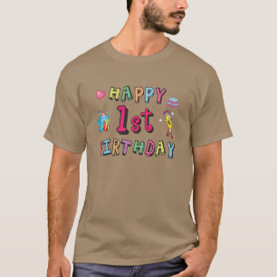 1. Geburtstag für 1 Jahr Kinder B-Tag T-Shirt