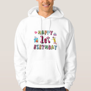 1. Geburtstag für 1 Jahr Kinder B-Tag Wunsch Hoodie