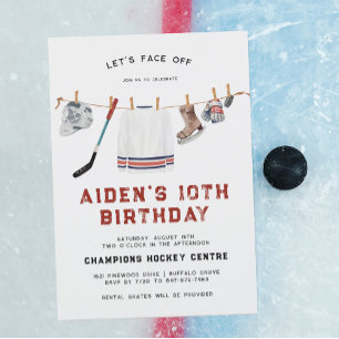 1. Geburtstag   Hockey-Geburtstags-Einladung Einladung