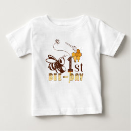 1. Geburtstag Honey Bee Honey Bee Bee Hive Baby T-shirt