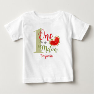 1. Geburtstag in einem Melon Baby T-shirt