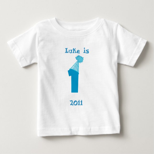 1. Geburtstag - Junge Baby T-shirt (Vorderseite)