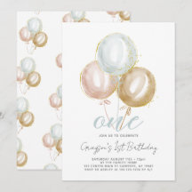 1. Geburtstag Junge One Balloons