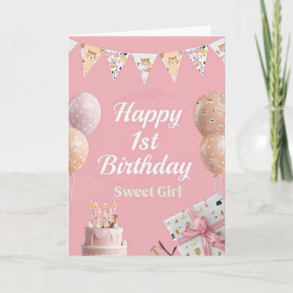 1. Geburtstag Karte