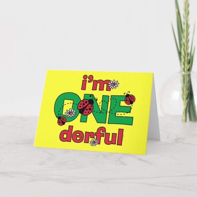 1. Geburtstag Karte (Vorderseite)