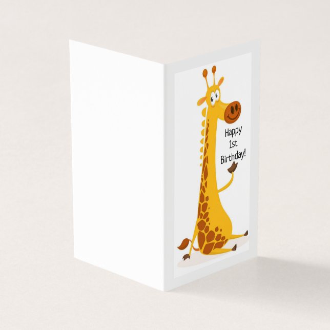 1. Geburtstag - Kinderkarte (Vorderseite)