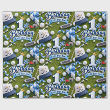 1. Geburtstag Lass uns Par-Tee feiern Blau Golf Ju